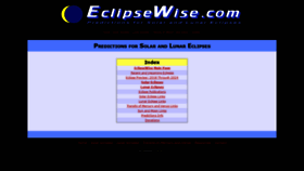 What Eclipsewise.com website looked like in 2020 (4 years ago)