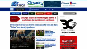 What Esportesaqui.com.br website looked like in 2020 (4 years ago)