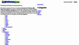 What Emoticonsonly.com website looked like in 2020 (4 years ago)
