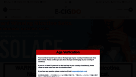 What Ecigdo.com website looked like in 2020 (4 years ago)