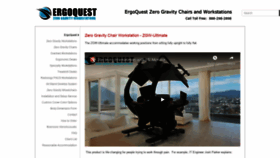 What Ergoquest.com website looked like in 2020 (4 years ago)