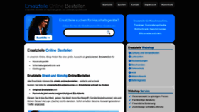 What Ersatzteile-online-bestellen.de website looked like in 2020 (4 years ago)