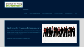 What Erasmus-entrepreneurs.com website looked like in 2020 (4 years ago)