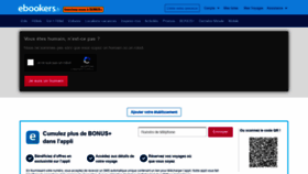 What Ebookers.fr website looked like in 2020 (4 years ago)