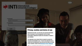 What Elearning.newinti.edu.my website looked like in 2020 (4 years ago)