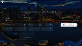 What Ezproperty.sg website looked like in 2020 (4 years ago)
