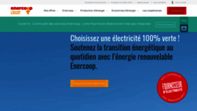 What Enercoop.org website looked like in 2020 (4 years ago)