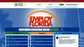 What Employflorida.com website looked like in 2020 (4 years ago)