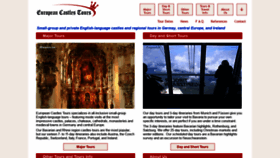 What Europeancastlestours.com website looked like in 2020 (4 years ago)