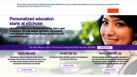 What Escholar.com website looked like in 2020 (4 years ago)