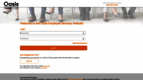 What Employee.oasispayroll.com website looked like in 2020 (4 years ago)