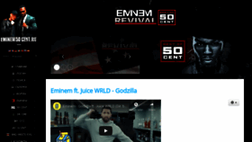 What Eminem50cent.com website looked like in 2020 (4 years ago)