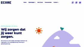 What Ecare.nl website looked like in 2020 (4 years ago)