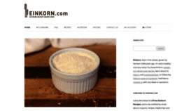 What Einkorn.com website looked like in 2020 (4 years ago)