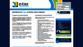 What Etax.dgi.ga website looked like in 2020 (4 years ago)