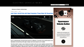 What Electric-vehiclenews.com website looked like in 2020 (4 years ago)