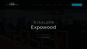 What Expowood.ro website looked like in 2020 (4 years ago)