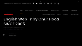What English.web.tr website looked like in 2020 (4 years ago)