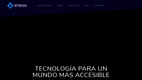 What Eneso.es website looked like in 2020 (4 years ago)