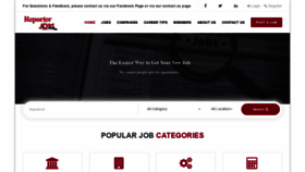 What Ethiopianreporterjobs.com website looked like in 2020 (4 years ago)