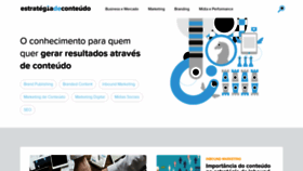 What Estrategiadeconteudo.com.br website looked like in 2020 (4 years ago)