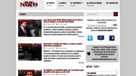 What Elblogdelnarco.net website looked like in 2020 (4 years ago)