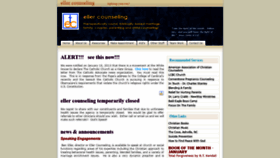 What Ellercounseling.com website looked like in 2020 (4 years ago)