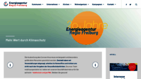 What Energieagentur-regio-freiburg.de website looked like in 2020 (4 years ago)