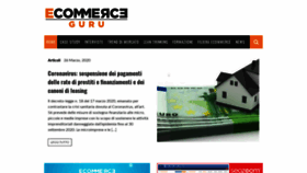 What Ecommerceguru.it website looked like in 2020 (4 years ago)