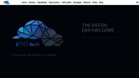 What Eins.tech website looked like in 2020 (4 years ago)