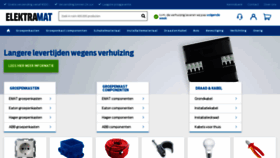What Elektramat.nl website looked like in 2020 (4 years ago)
