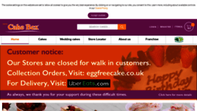 What Eggfreecake.co.uk website looked like in 2020 (4 years ago)