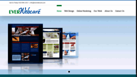 What Everwebcare.com website looked like in 2020 (4 years ago)
