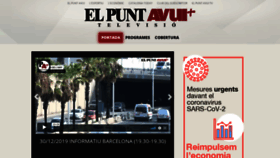 What Elpuntavui.tv website looked like in 2020 (4 years ago)