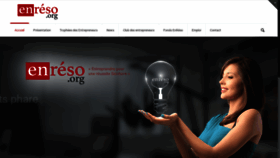 What Enreso.org website looked like in 2020 (4 years ago)