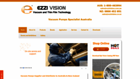 What Ezzivision.com.au website looked like in 2020 (4 years ago)