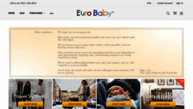 What Eurobabynursery.com website looked like in 2020 (4 years ago)