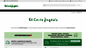 What Elcorteingles.es website looked like in 2020 (4 years ago)