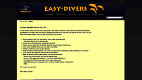 What Easy-divers.de website looked like in 2020 (4 years ago)