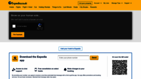 What Expedia.co.uk website looked like in 2020 (4 years ago)