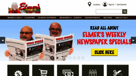 What Elmersfresh.com website looked like in 2020 (4 years ago)