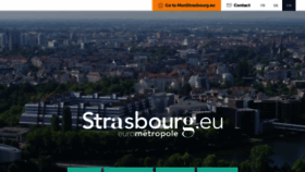 What En.strasbourg.eu website looked like in 2020 (4 years ago)