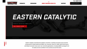 What Easterncatalytic.com website looked like in 2020 (4 years ago)