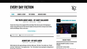What Everydayfiction.com website looked like in 2020 (4 years ago)