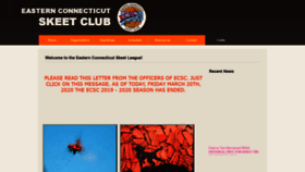 What Ecsc-skeet.com website looked like in 2020 (4 years ago)
