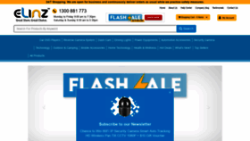 What Elinz.com.au website looked like in 2020 (5 years ago)