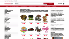 What Embroideres.com website looked like in 2020 (4 years ago)