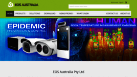 What Eos.com.au website looked like in 2020 (4 years ago)