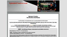 What Epicentrecreatives.com website looked like in 2020 (4 years ago)