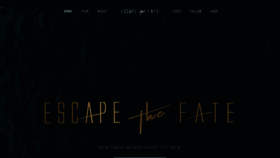 What Escapethefate.com website looked like in 2020 (4 years ago)